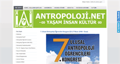 Desktop Screenshot of antropoloji.net